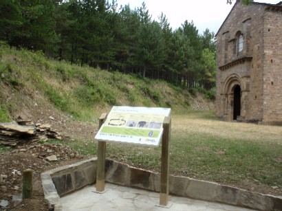 Acceso e interpretación en Santa María de Iguacel