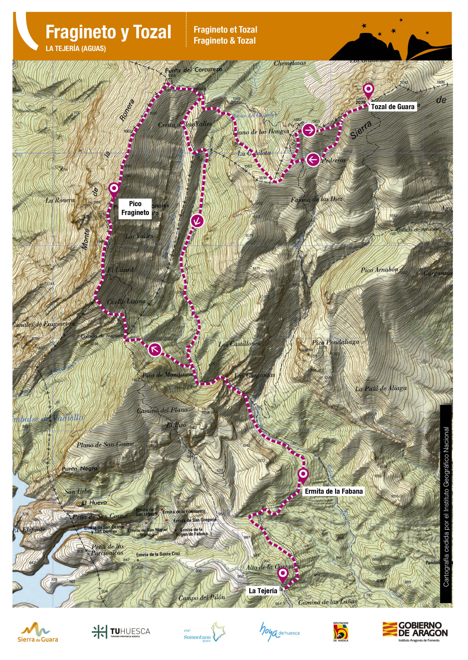 Ficha rutas trail running mapa